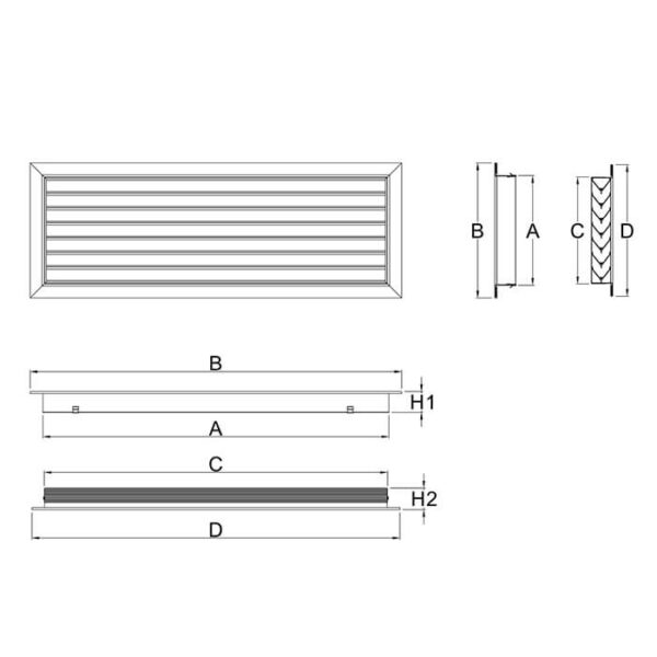 HVAC Door Grilles - Diffusers & Grilles Manufacturer - Image 3