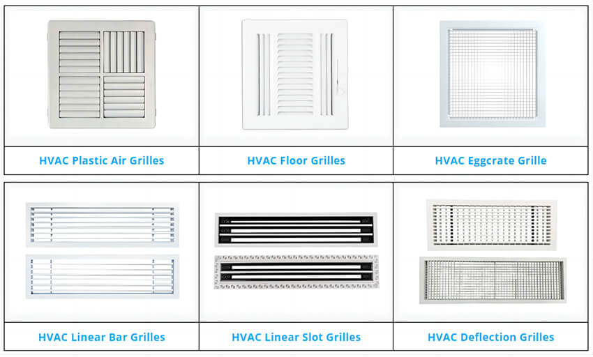 HVAC GRILLES AND DIFFUSERS