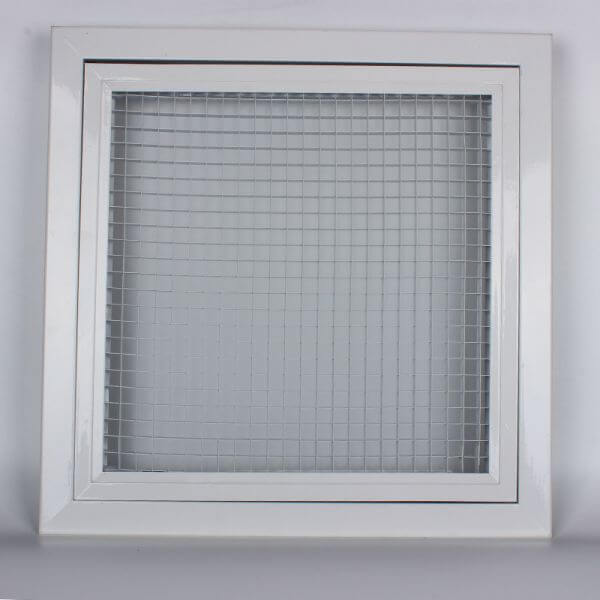 hvac aluminum eggcrate return air filter grilles