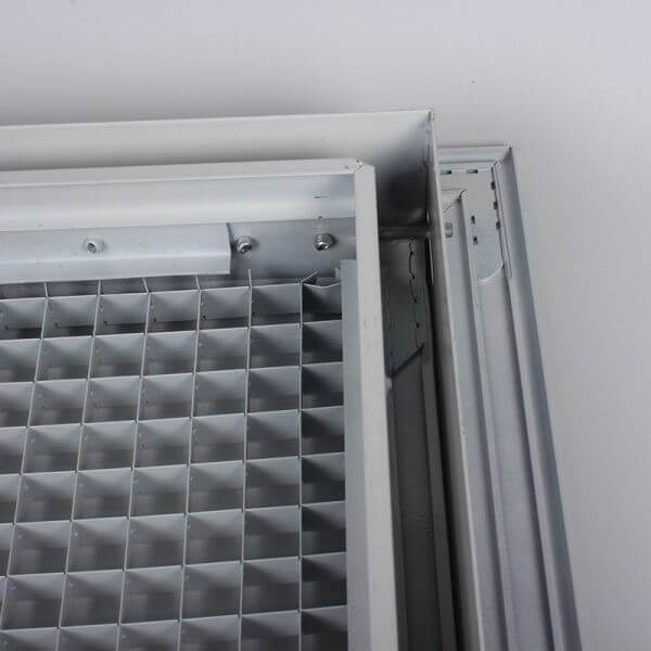 hvac aluminum eggcrate return air filter grilles