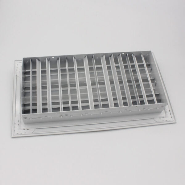 hvac system aluminum double deflection grille