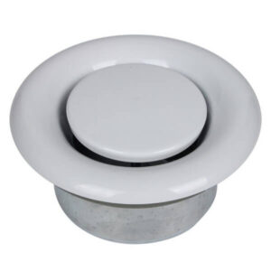 round ceiling metal air disc valve regulated air vent diffuser