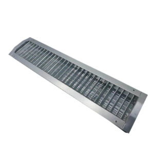 hvac system single deflection grilles for spiral duct