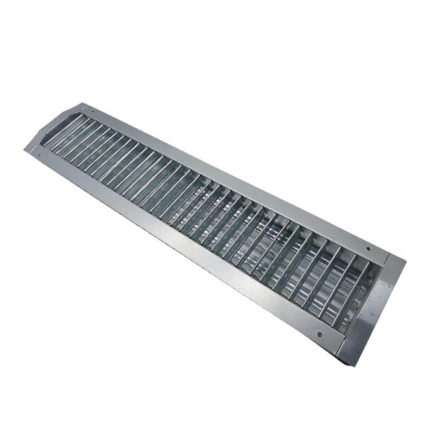 hvac system single deflection grilles for spiral duct