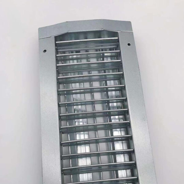 hvac system single deflection grilles for spiral duct